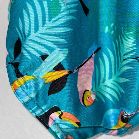 Speedo Kids' Tropical Blue Swimsuit M - Picture 11 of 15